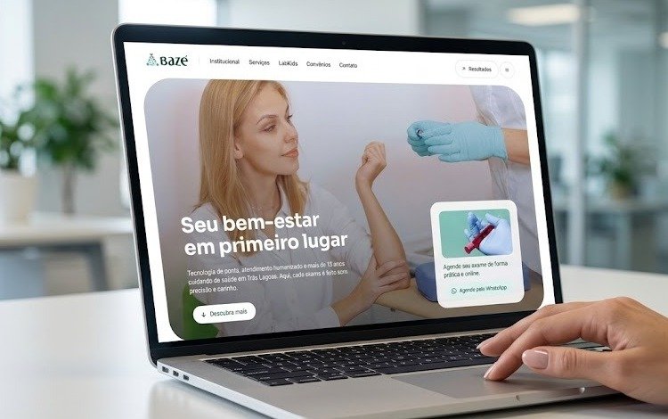 Site Oficial Laboratório Bazé